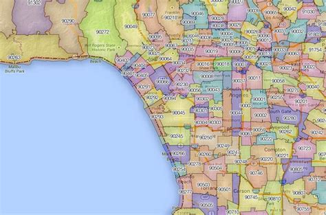Los Angeles ZIP Codes .